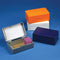 Globe Scientific 513072B ABS Plastic Cork Lined Slide Storage Box for 12 Slides, Blue