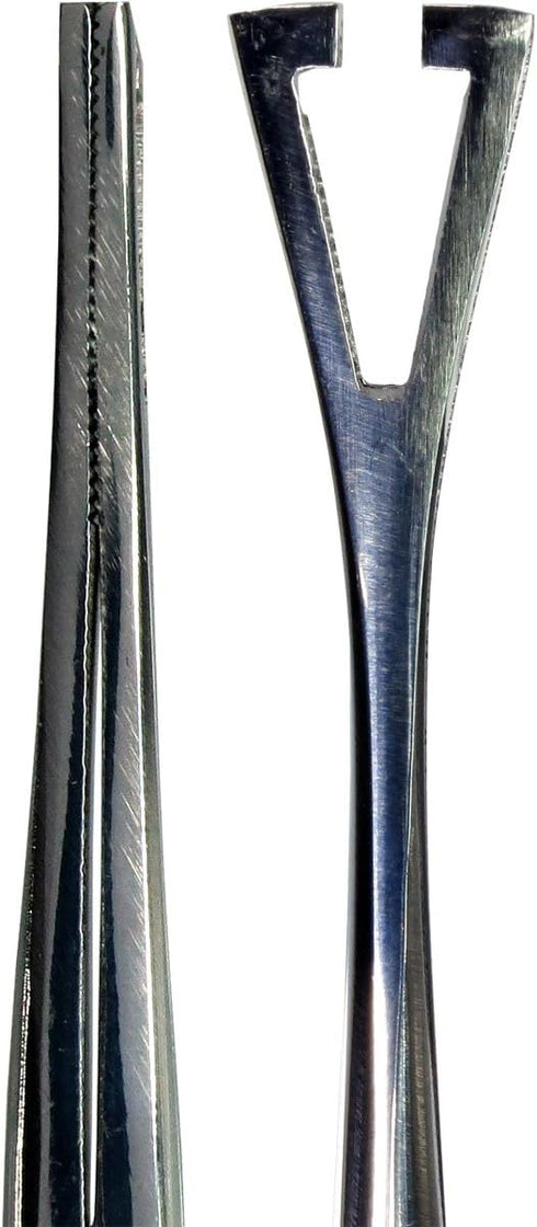HTS 164P1 6.25" Triangle Slotted Locking Pennington Forceps