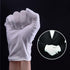 12 Pairs White Cotton Gloves, Soft Cloth Dust Gloves for Men Women, Art Crafting Handling, Eczema, BBQ, X-Large