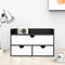 Wisuce Desk Organizer with Drawers, Bamboo Desktop Storage for Makeup Dresser, No Assembly Required