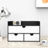 Wisuce Desk Organizer with Drawers, Bamboo Desktop Storage for Makeup Dresser, No Assembly Required