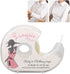Double Sided Clothing Tape, 2 Rolls Body Tape with Dispenser, Transparent Strong Fabric Tape for Dress, Clothes, Women