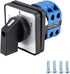 Changeover Switch LW28-20, 3 Positions 8 Terminals Universal Rotary Cam Selector Latching Switches