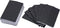 Yansanido 24 Pcs Pocket Notebook, 5.5 Inch x 3.5 Inch, Black Cover, 32 Sheets, 8 mm Ruled Pages, 70 Gsm Paper