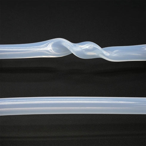 ECYC Ltd 32.8 8mm 10mm Feet Transparent Flexible Silicone Tubing, Soft Food Grade Silicone Tubes High Temperature Pure