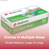 100 Dealmed Vinyl Exam Protection ct. Medium Medical, Kitchen, Disposable, Non-Irritating Latex Free