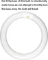 FC9T9 9 inch Bulbs T9 30W, FCL30 30 Bulb 6500K, G10q 4 2 Pack CHKADAWA Circline Light Circular Fluorescent Lamp Round