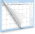 Phyxin Undated Monthly Planner - 54 Sheets Blank Calendar with Memo, 11.2"x8.3" Monthly Calendar Planner, Blue