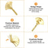 2pcs Closets MOROBOR Ginkgo Leaf Shape Knob Handles, Golden Creative Pull Hardware Furniture Knob Handles Drawer