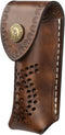 Tourbon EDC Leather Pocket Folding Knife Sheath Carrier, Holster for Flashlight, Wine Bottle Opener for Belt