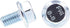 Prime-Line 9089354 Flange Bolts, Class 8.8 Metric, M6-1.0 x 10MM, Zinc Plated Steel, 25 Pack