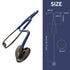 MaiWieel-Classi Stethoscope Black Blue Single Head Stethoscope for Nurses Doctor,EMT Student,Home Medical, Estetoscopio