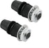 HJGarden 10PCS Lamp Head Lock Wire Buckle Screw DIY Power Cord Retainer Joint Black Chandelier Fitting Suitable