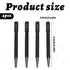 Generic 4-Piece Set, 1/32-4/32 inch 1/32", 2/32", 3/32", 4/32" Center Punch Metal Nail Punch Kit, Sizes,Drilling Holes