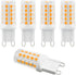 KAPATA G9 LED Bulb, Dimmable 40W T4 G9 Bulb Halogen Equivalent, Soft White