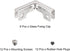 Glass Fixing Clip, 6pcs for 3-6mm L-shaped Glass - Reinforced Bracket Clamp for Display Cabinet, Fish Tank