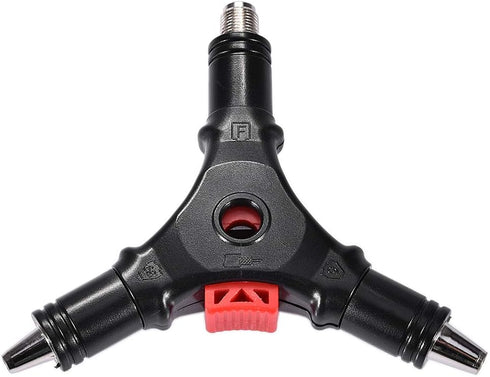 3 in 1 F Plug Coaxial Compression Tool, Coax Cable Stripper for Digital TV Installation Fitting Tool