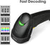 Fangtek 1D 1D) Handheld USB Barcode Scanner Wired Bar Code Reader with USB Cable for Supermarket, Convenience Store