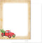 Paper Frenzy Truck with Tree Christmas Holiday Letterhead Paper Pack of 75