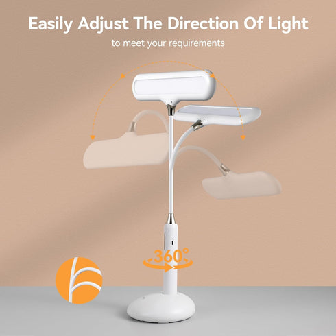 6778B 2700-7000K 700 360 2.5hrs VAVOFO LED Desk Lamp - Touch Control, Adjustable Color Temperature, Lumens, Flexible