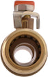 SharkBite 3/4 Inch Ball Valve, Push to Connect Brass Plumbing Fitting, Water Shut Off
