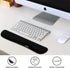 VECUU Keyboard Wrist Rest Pad with Ergonomic Raised Memory Foam for Easy Typing & Pain Relief, Anti-Slip Support (Black)