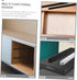 2pcs TEHAUX Track Guide Smooth Sliding Drawer Slide for Cabinets Bedside Tables and Wardrobes Side Mount Design