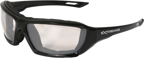 Radians XT1-91 Extremis Safety Glasses with Indoor/Outdoor Anti-Fog Lens, Full Black Frame