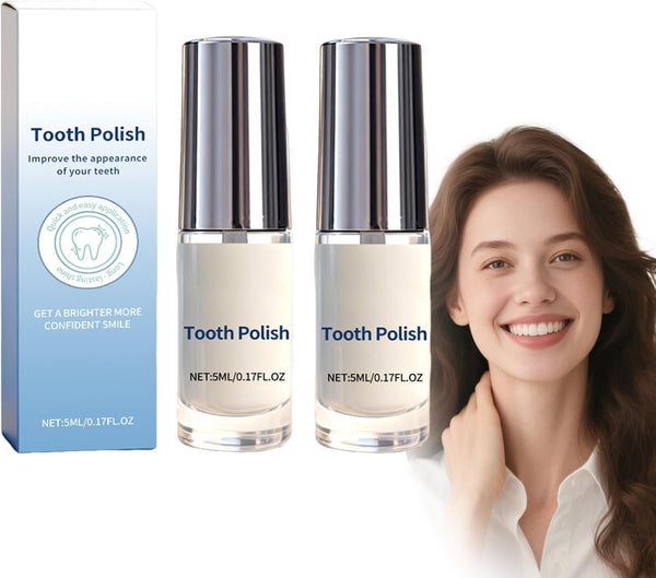 HEDGAUCP Instant Whitening Tooth Paint, Tooth Polish White, Enhance Tooth Surface Appearance, 2