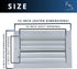 2-Way Commercial (10"x6" 2-Way Upgrade Your Airflow With Curved Blade Ceiling Diffuser & Multi-Shutter Damper