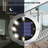 4.6inch Waterproof,12Pack OULONGER Solar Lights Outdoor Solar Lights for Outside,Solar Garden Lights Landscape Lighting