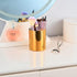 Nordic Style Stainless Steel Desk Organizer, Simple Pen Cup, Makeup Brush Holder for Vanity, Bathroom, Golden