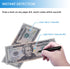 TIHOO Counterfeit Bill Detector Pens, 5 Pack - Fake Money Marker, Yellow Chisel Tip, Not Water Resistant