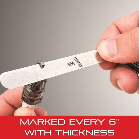 Starrett Tempered Steel Thickness Gage or Feeler Stock .03mm Thickness, 30cm Length - 667M-3