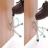 Gotega Door Stopper, 1/2/4 Packs Kickdown Door Stop with Adjustable Height and Rubber Tip