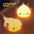 OFAPLFKUR Cute Axolotl Night Light Silicone Nursery Sleeping Lamp Touch Control Nightlights USB Rechargeable Table Lamp