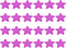 PATIKIL 3.9 x 3.9" Star Carpet Spot, 24Pcs Waterproof Floor Spot Marker Decoration for Classroom, Pink