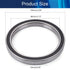 Othmro 6816-2RS Deep Groove Bearings Double Bearing High Carbon Chromium Bearing Steel Roller Guide Bearing Deep-Groove Ball Bearings for Scooters Elevators Robotics 80x100x10mm