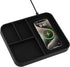 VOVIPO Birthday Gifts Bedside Organiser-Faux Leather Valet Tray With Wireless Charger For Phone And Earbuds,Nightstand