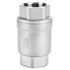 In-line Check Valve, 3/4" Female Thread Stainless Steel Vertical Valve WOG 1000