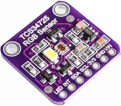 2 Pcs TCS34725 Color Sensor Module for RGB LED Backlight Control Applications for Arduino