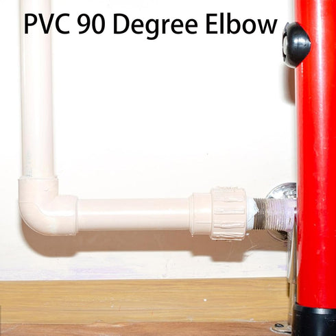 YTFSA 3/4" 90 Elbow, 10Pcs 2 Sch40 PVC Degree Way Right Angle Pipe Fitting, PVC Corner Fittings for Pipe DIY Frame