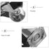 4pcs Hemobllo Swivel Casters for Furniture Caster Wheels for Cabinets Swivel Wheel for Tables Sofa Bedside Display