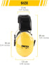 PRETEX Ear Defenders with SNR 34dB - Lightweight Ear Muffs Protection for Adults - Adjustable Noise Canceling Headphones - Over Ear Earmuffs for Work or Home - Yellow