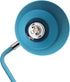 LD1078-CYN 15.2" Simple Designs Sleek Essentials Metal Cone Shade Desk Lamp with Adjustable Shade, for Office, Desk