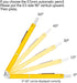 DUNBONG 4 in 1 Multicolor Pen, Metal Cased Multifunction Pen with 0.5mm Mechanical Pencil (Yellow)