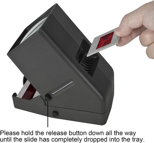 Rybozen 35mm 3X 35mm Negatives(4AA Slide Viewer, Magnification and Desk Top LED Lighted Illuminated Viewing and Battery