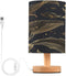 ALAZA Gold Whale Bedside Table Lamp with USB Port for Bedroom Nightstand