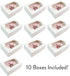 45-Count (14 10 4 Inches, Global Sugar Art Bulk Cake Boxes, Quarter Sheet Bulk Cake Box with Window, Sturdy, Auto Popup