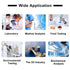 Feelers 1" Plastic Hose Barb T Shaped Tee Type Fitting, Equal Barbed 3 Way Joint Splicer for Air Line Tube